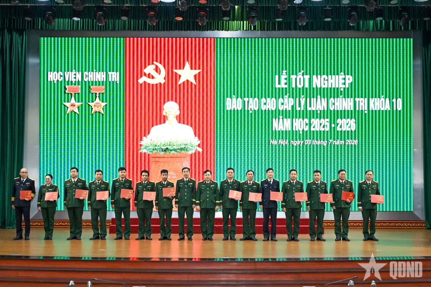 Học viện Chính trị tổ chức Lễ tốt nghiệp Đào tạo cao cấp lý luận chính trị khóa 10